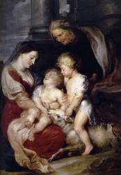Rubens: The Virgin and Child with St Elizabeth and the Infant St John the Baptist - A Szűz, a Gyermek, Erzsébettel és Szt.J.